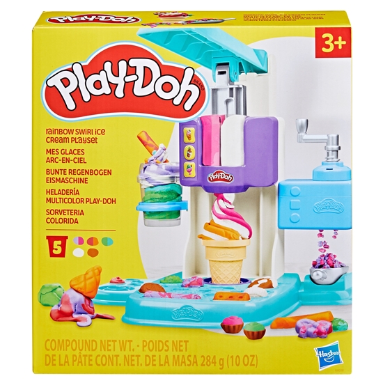 Изображение Play-Doh PLAY-DOH playset rainbow swirl ice cream