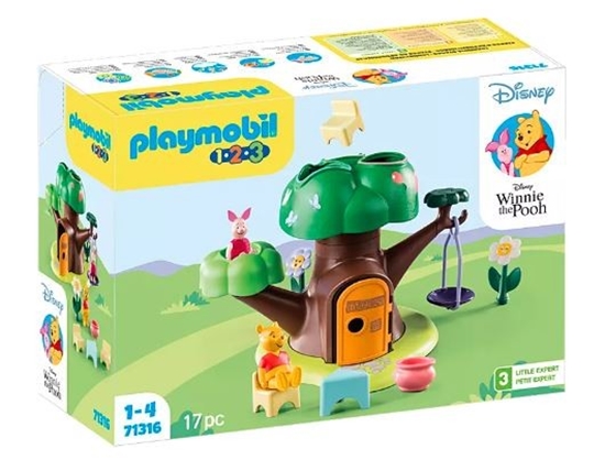 Изображение Playmobil Playmobil Disney & Winnie the Pooh 1.2.3 & Disney: Domek w drzewie Kubusia Puchatka i Prosiaczka 71316