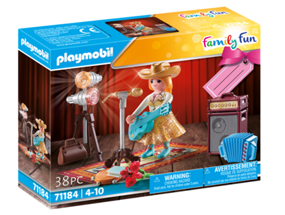 Attēls no Rinkinys PLAYMOBIL Family Fun Kantri dainininkė 71184