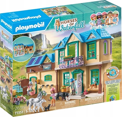 Attēls no Playmobil Zestaw z figurkami Horses 71351 Ranczo Waterfall