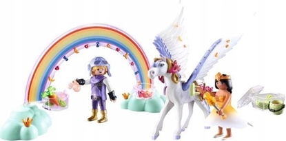 Attēls no Playmobil Zestaw z figurkami Princess Magic 71361 Niebiański pegaz z tęczą