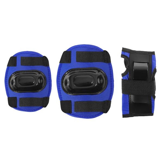 Picture of Plaukstas, elkoņu un ceļgalu sargu komplekts H108 SIZE M NAVY BLUE PROTECTIVE PAD SET