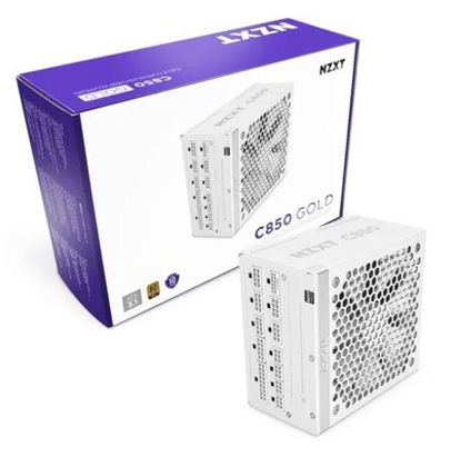 Attēls no Power Supply|NZXT|850 Watts|Efficiency 80 PLUS GOLD|MTBF 100000 hours|PA-8G2BW-EU