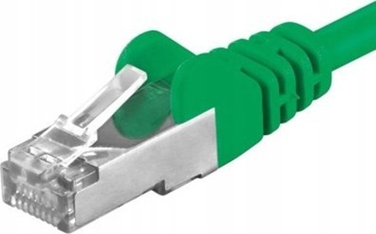 Picture of PremiumCord PREMIUMCORD Patch kabel CAT6a S-FTP, RJ45-RJ45, AWG 26/7 0,25m zielony