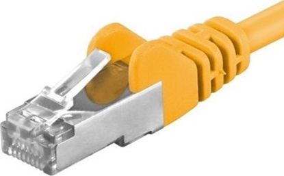 Picture of PremiumCord PREMIUMCORD Patch kabel CAT6a S-FTP, RJ45-RJ45, AWG 26/7 1,5m zółty