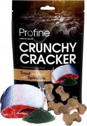 Picture of PROFINE PROFINE CRUNCHY CRACKER Pstrąg ze spiruliną150g