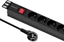 Picture of Qoltec Listwa zasilająca do szafy RACK 1U 16A PDU 6xFRENCH 2m (54470)