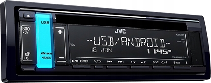 Attēls no Radio samochodowe JVC JVC KD-T401 Juoda 200 W