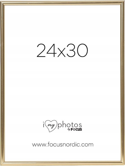 Picture of Ramka Focus Focus Can-Can Shiny Gold 24x30