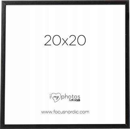 Picture of Ramka Focus Focus Rock Black 20x20