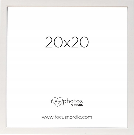 Изображение Ramka Focus Focus Rock White 20x20