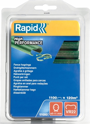 Attēls no Rapid Coupling staples VR22, 1100 pcs. green