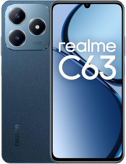 Изображение REALME C63 8+256GB DS LEATHER BLUE OEM