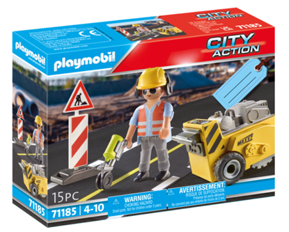 Attēls no Rinkinys PLAYMOBIL City Action Statybininkas 71185