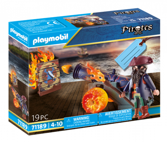 Изображение Rinkinys PLAYMOBIL Pirates Piratas su patranka 71189