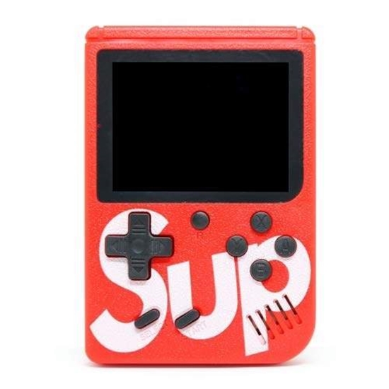 Picture of RoGer Retro mini Game console with 400 games, 3 inch color screen, TV output / Red + Remote