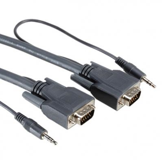 Picture of ROLINE Combi Cable, VGA + Audio, M-M 3 m