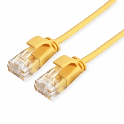 Attēls no ROLINE GREEN UTP Data Center Patch Cord Cat.6A (Class EA), LSOH, Slim, yellow, 0