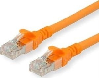 Attēls no Roline ROLINE - Patch- Cable - RJ- 45 (M) to RJ- 45 (M) - 30 cm - SFTP, PiMF - CAT 6 - halogen free, shaped, stranded - orange (21.15.2958)