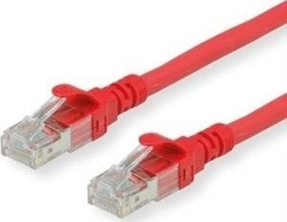 Attēls no Roline ROLINE - Patch- Cable - RJ- 45 (M) to RJ- 45 (M) - 30 cm - SFTP, PiMF - CAT 6 - halogen free, shaped, stranded - red (21.15.2952)