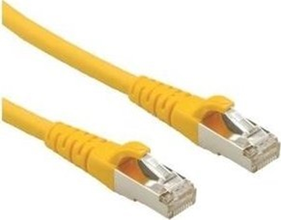 Picture of Roline ROLINE - Patch- Cable - RJ- 45 (M) to RJ- 45 (M) - 5 m - SFTP - CAT 6a - yellow (21.15.2825)