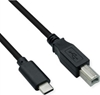 Picture of ROLINE USB 2.0 Cable Type C, C-B, M/M, black, 3 m