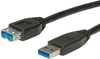 Picture of ROLINE USB 3.0 Cable, Type A M - A F 0.8 m