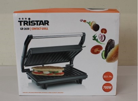 Изображение SALE OUT. Tristar GR-2650 Contact Grill, Black | Tristar | Grill | GR-2650 | Contact grill | 700 W | Black | DAMAGED PACKAGING