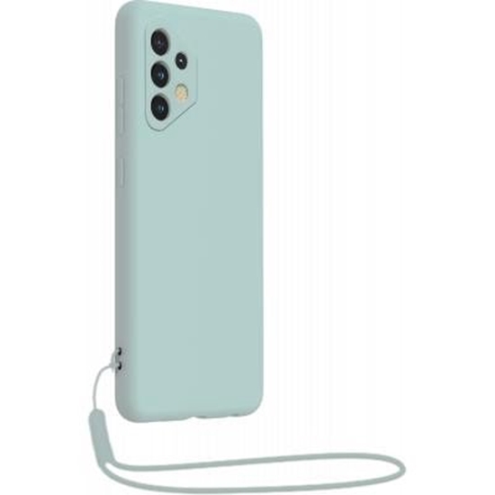 Picture of Samsung Galaxy A13 4G Soft Touch Case with Strap By BigBen Light Blue