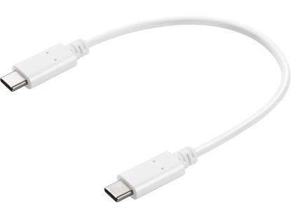 Изображение Sandberg 136-30 USB-C to USB-C Charge Cable 0.2m White