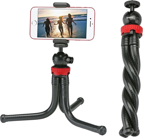 Изображение Selfie stick Tripod Flexible Black