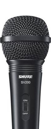 Attēls no Shure SV200 mikrofonas Juoda Karaokės mikrofonas