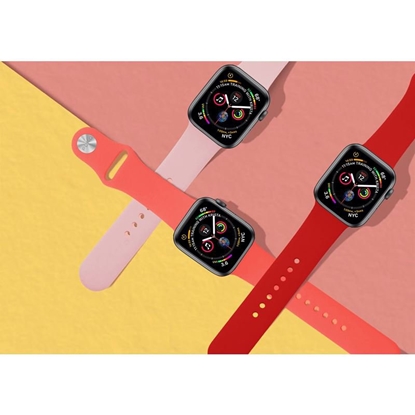 Изображение Silikoninė apyrankė PURO skirta Apple Watch, rožinė / AW40ICONROSE