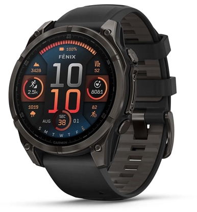 Attēls no SMARTWATCH FENIX 8 SAPPHIRE/BLACK/GRAY 010-02904-21 GARMIN