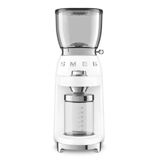 Изображение SMEG COFFEE GRINDER 50�STYLE WHITE CGF11WHEU