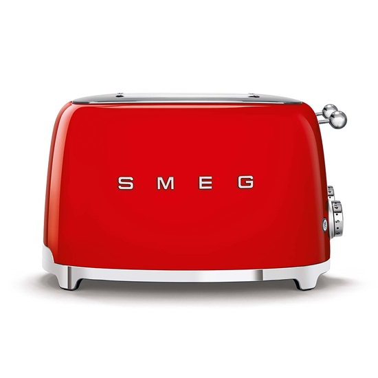 Picture of SMEG TOASTER 4x4 50�STYLE RED TSF03RDEU