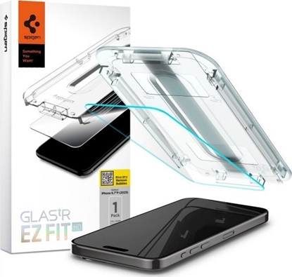 Picture of Spigen Szkło do etui + Aplikator Glas.tR EZ Fit 1-Pack do iPhone 15 Pro Max