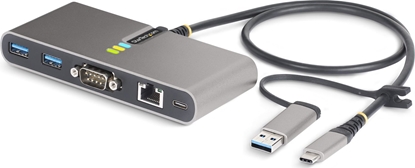 Attēls no Stacja/replikator StarTech USB-C / USB-A z portem RS-232 (5G2A1SGBB-USB-C-HUB)