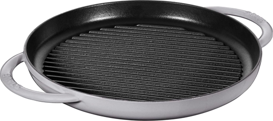 Picture of Staub grill pan induction round 30cm Graphite Grey