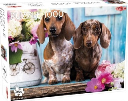 Изображение Tactic Puzzle 1000 Dashing Dachshunds (58314)