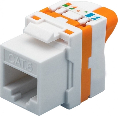 Attēls no Techly Techly 028573 Keystone RJ45 UTP Cat6 samozaciskowy, do PoE