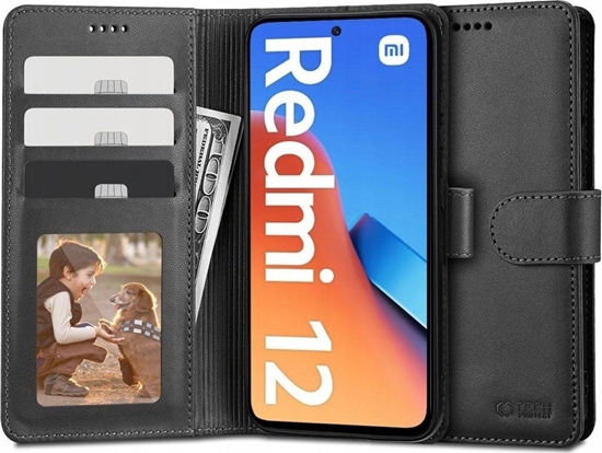 Изображение Tech-Protect Etui Tech-protect Wallet Xiaomi Redmi 12 Black