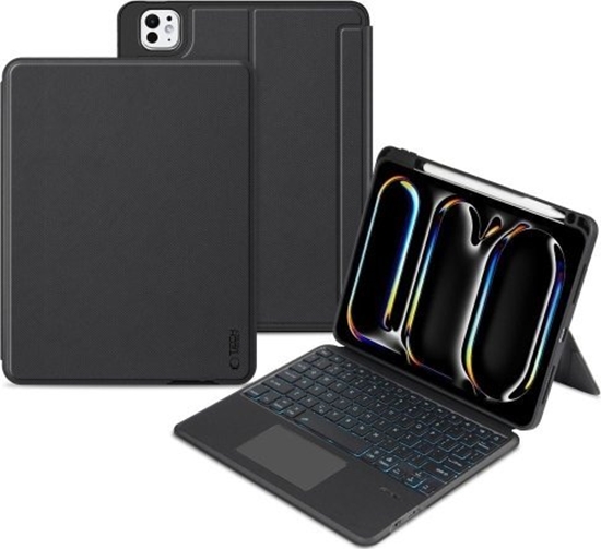 Изображение Tech-Protect TECH-PROTECT SCMAG PEN + KEYBOARD IPAD PRO 11 5 / 2024 BLACK