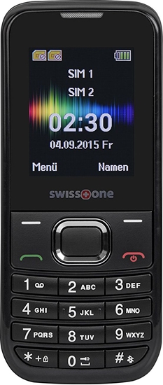 Picture of Telefon komórkowy Swisstone Dual SIM Czarny