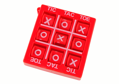 Attēls no Tic-tac-toe žaidimas 4,5 cm, raudonos spalvos