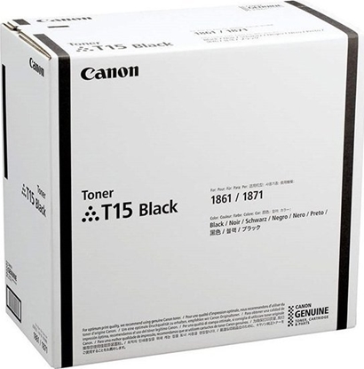 Attēls no Toner Canon Canon oryginalny toner T15, black, 42000s, 5818C001, Canon i-SENSYS X 1861P, 1871P, O