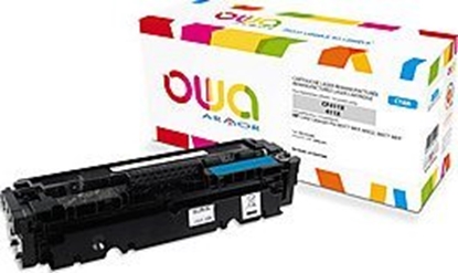 Изображение Toner OWA Armor OWA Armor toner pro HP Color Laserjet Pro M377 MFP, M452, M477 MFP, 5000 stran, CF411X, modrá/cyan