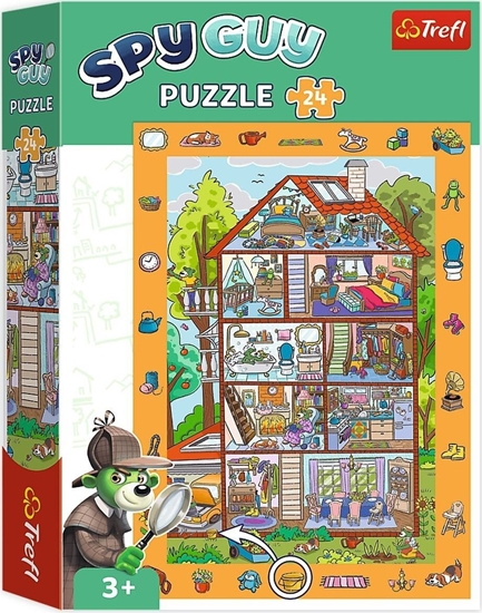 Изображение Trefl PUZZLE 24 Obserwacyjne SpyGuy - W domu 15593