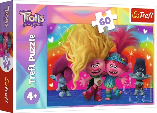 Picture of Trefl Puzzle 60el Przyjacielskie Trolle Trolls 3 17386 Trefl