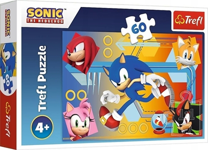 Picture of Trefl PUZZLE 60EL TREFL SONIC W AKCJI PUD